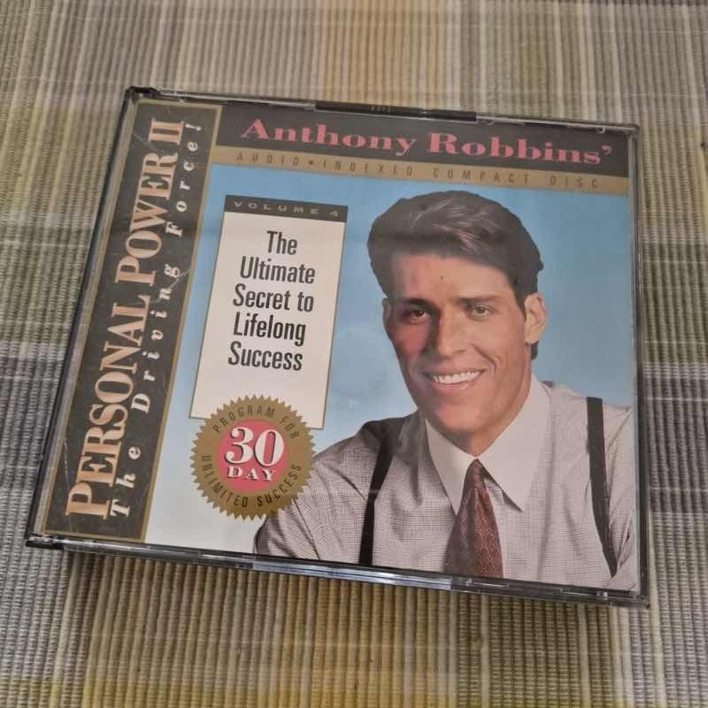 ✅Anthony Robbins Personal Power II The Driving Force Audio CD 7 & 8 #️⃣0773